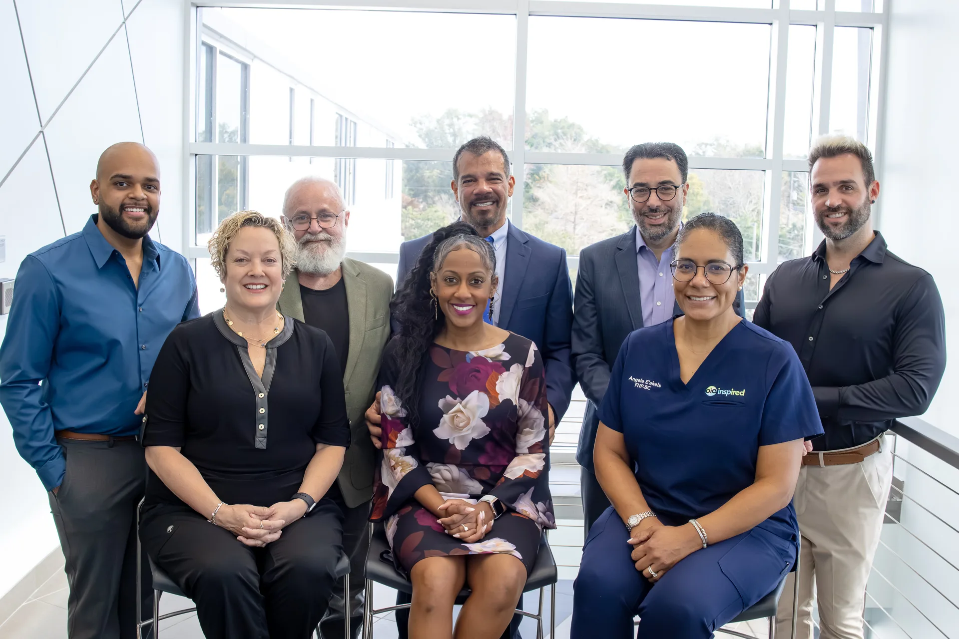 The OIC Inspired providers together at the clinic